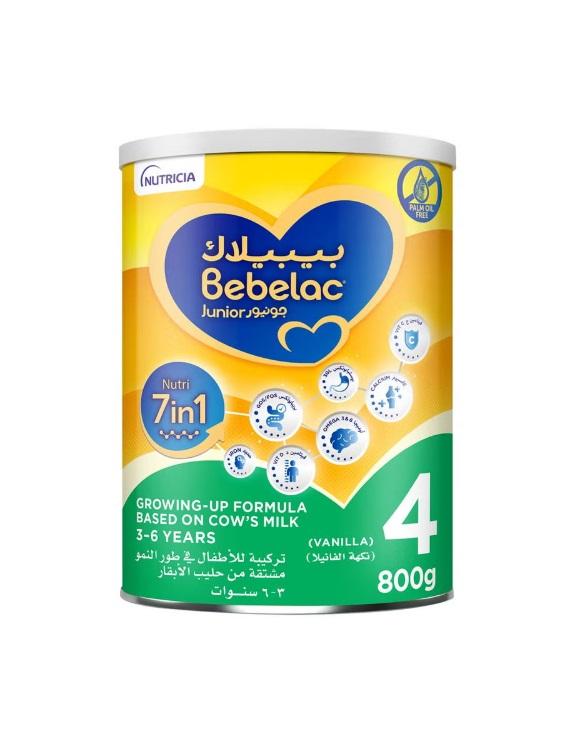 Bebelac Junior Nutri 7in1 Growing Up Formula from 3 to 6 years - 800g