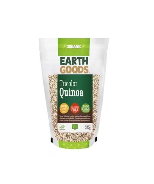 Earth Goods Organic Tricolor Quinoa GF - 340g