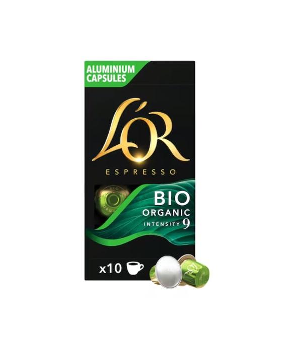 L'OR Espresso Bio Organic, Intensity 9 Nespresso Coffee - 10 Capsules