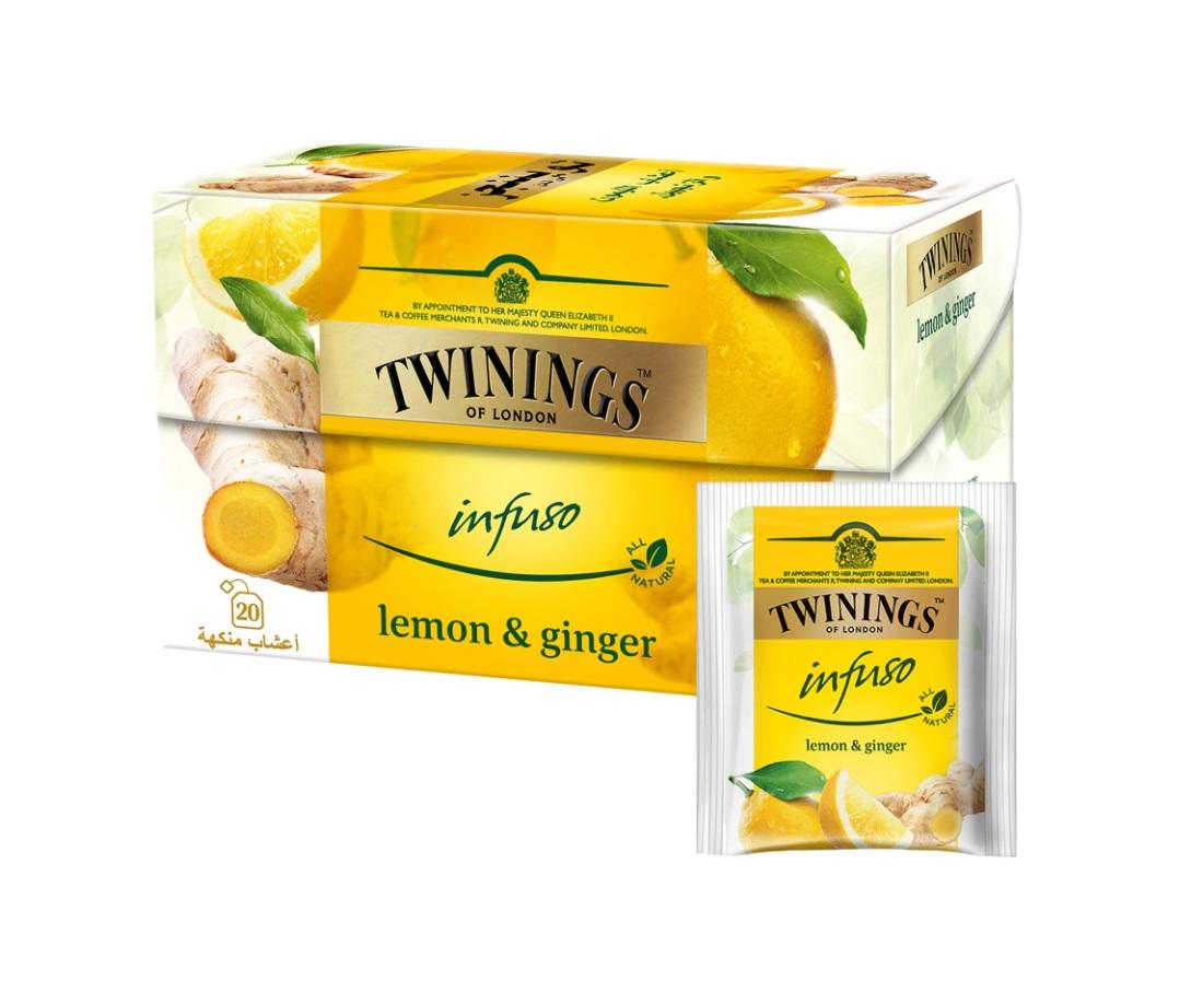 Twinings Infuso Lemon & Ginger Tea - 20 Bags