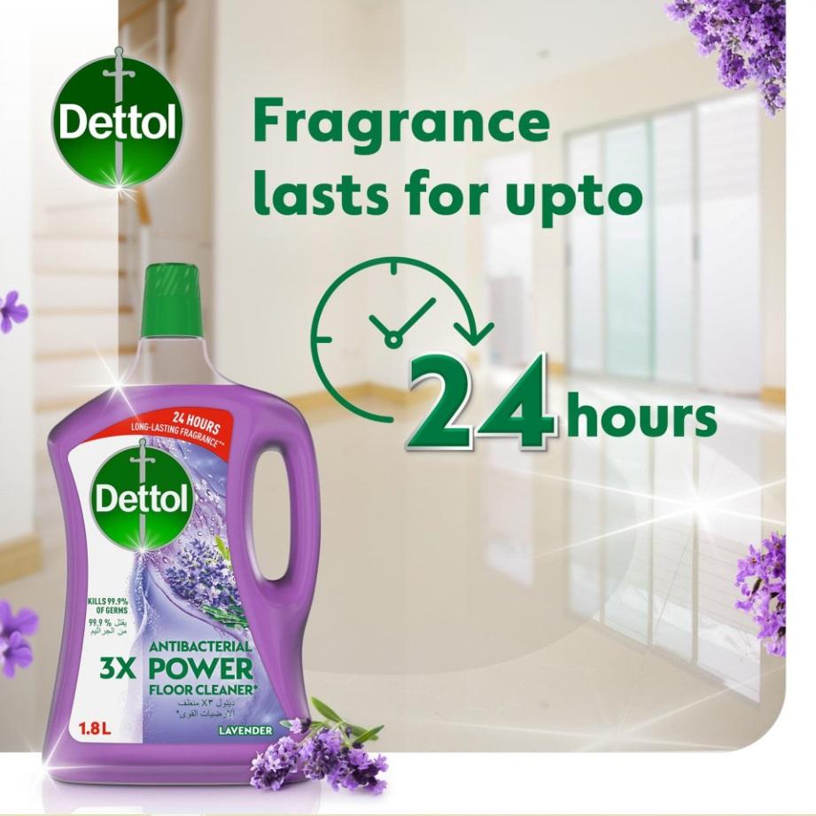 Dettol Lavender Antibacterial Power Floor Cleaner - 1.8 Liter