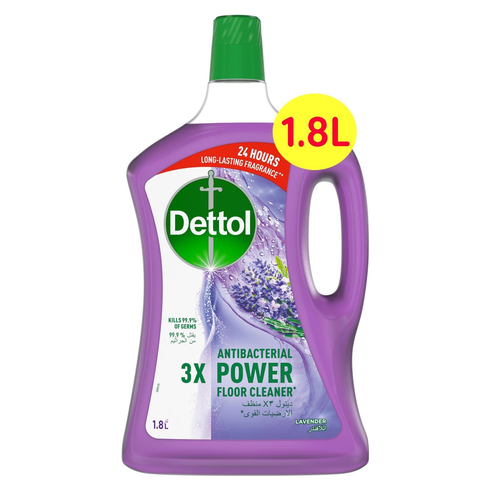 Dettol Lavender Antibacterial Power Floor Cleaner - 1.8 Liter