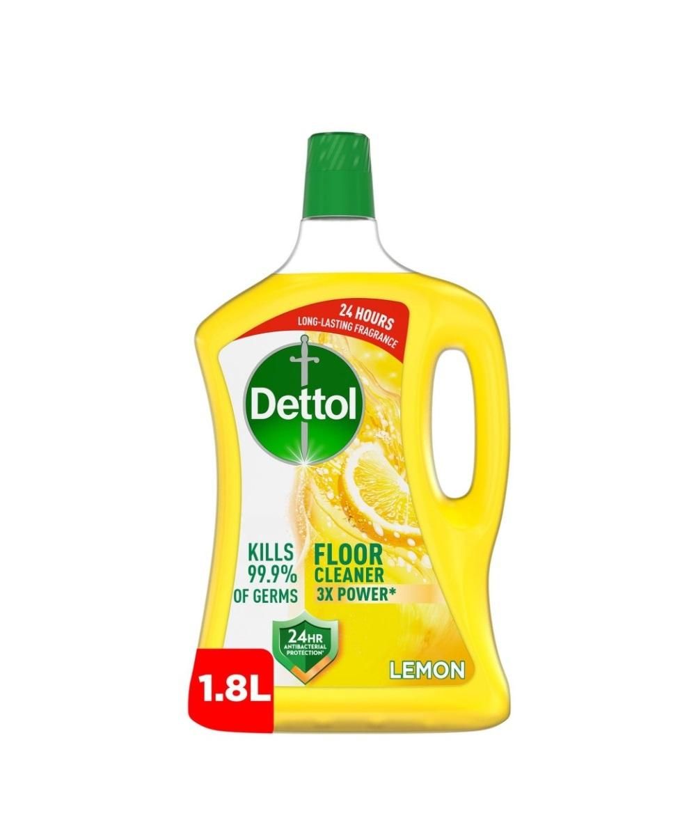 Dettol Lemon Antibacterial Power Floor Cleaner - 1.8 Liter