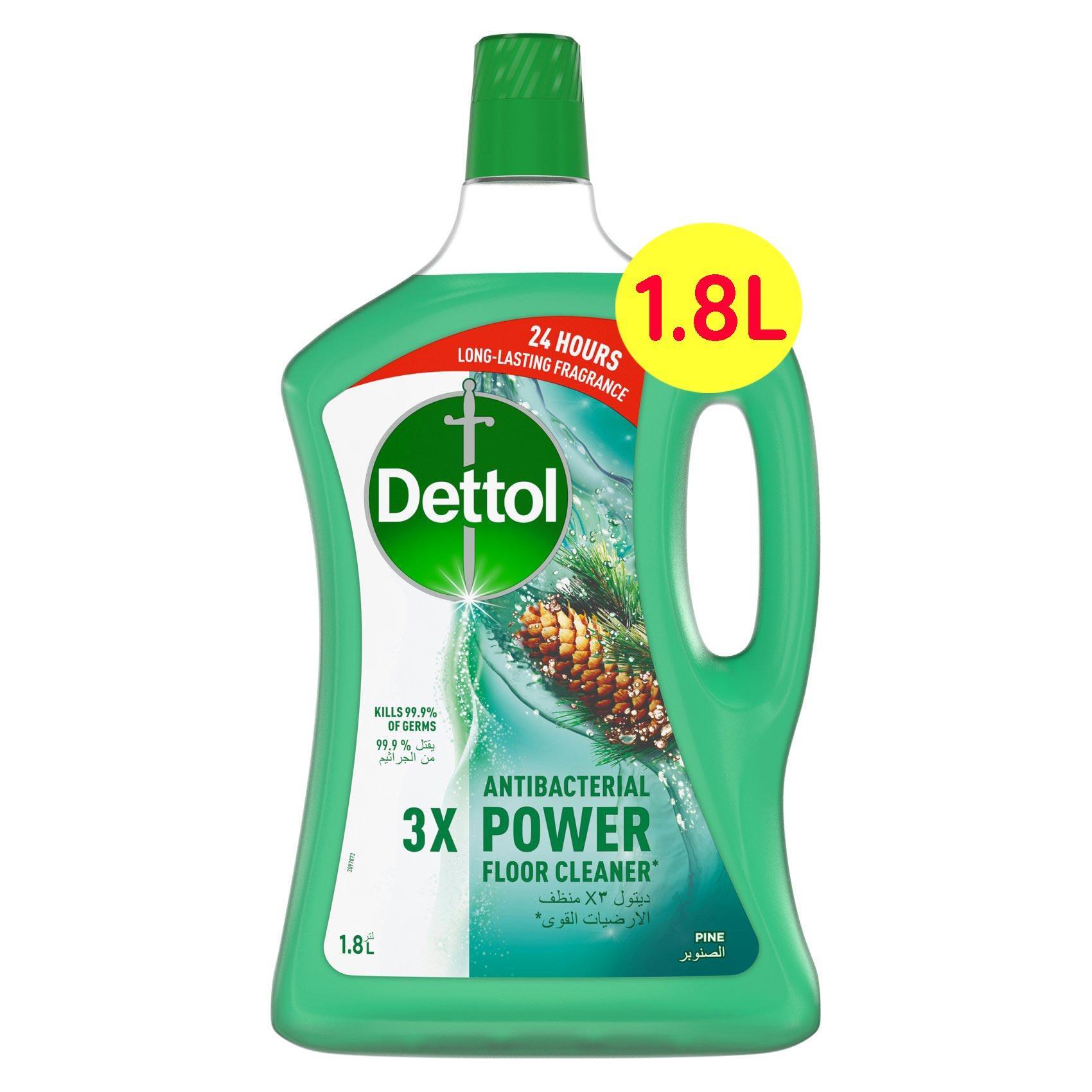 Dettol Pine Antibacterial Power Floor Cleaner - 1.8 Liter