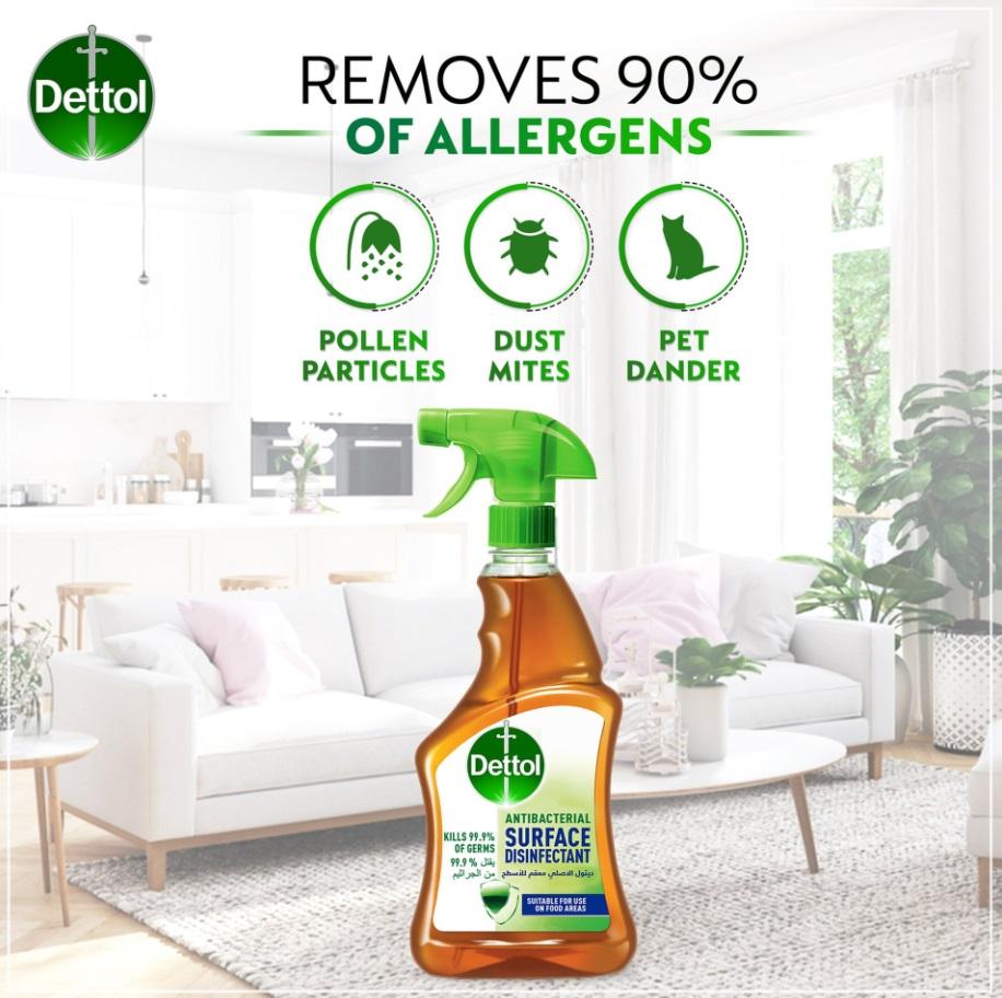 Dettol Liquid Surface Disinfectant Trigger Spray - 500 ml