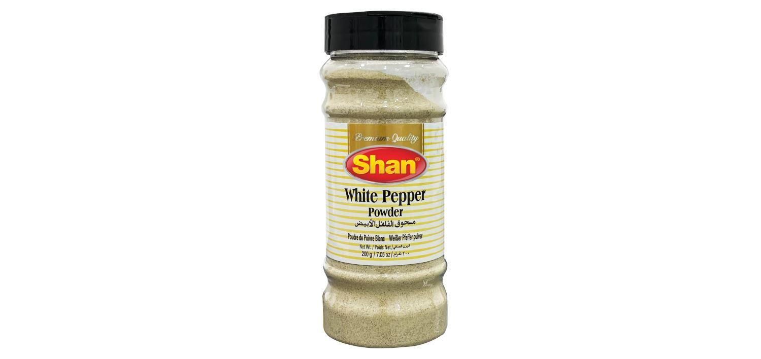 Shan White Pepper Powder, Bottle - 200g