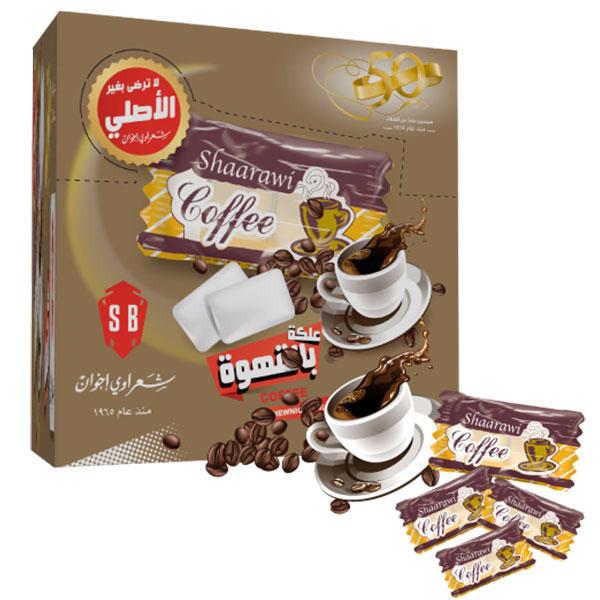 Sharawi Coffee Flavor Chewing Gum - 100 packets x 2 pcs
