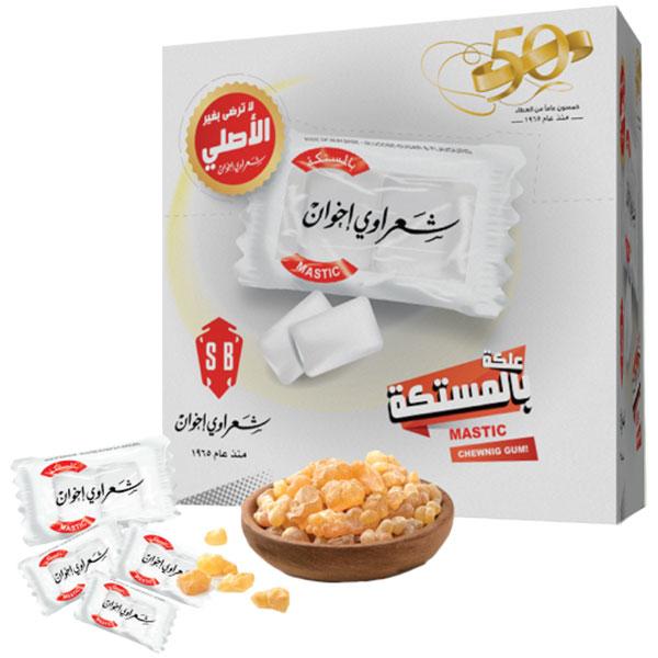 Sharawi Mastic Flavor Chewing Gum - 100 packets x 2 pcs