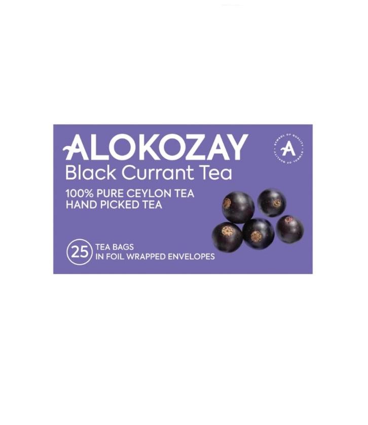 Alokozay Black Currant Tea, Heat Seal Sachets - 25 bags
