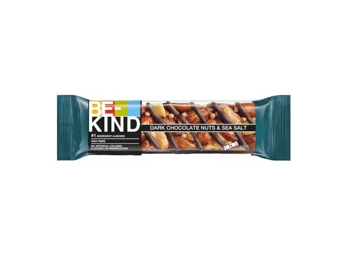 Be-Kind Dark Chocolate Nuts & Sea Salt Bar - 40g