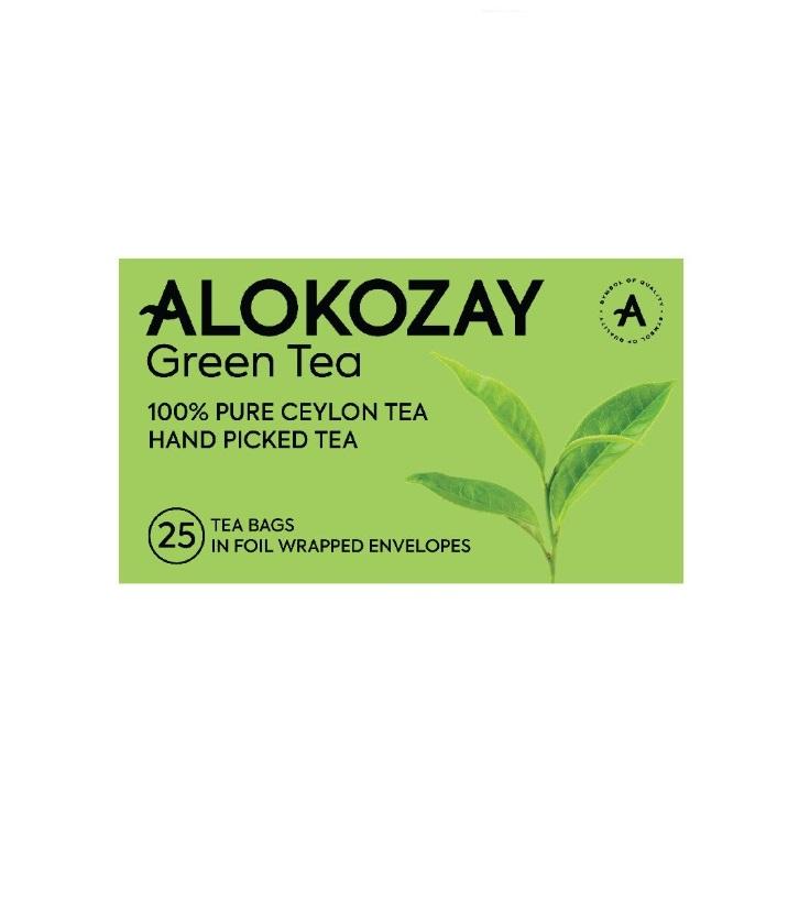 Alokozay Green Tea, Heat Seal Sachets - 25 bags