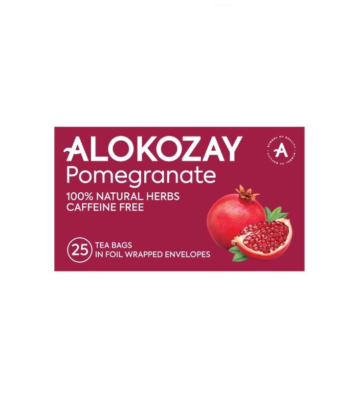 Alokozay Pomegranate Tea, Heat Seal Sachets - 25 bags