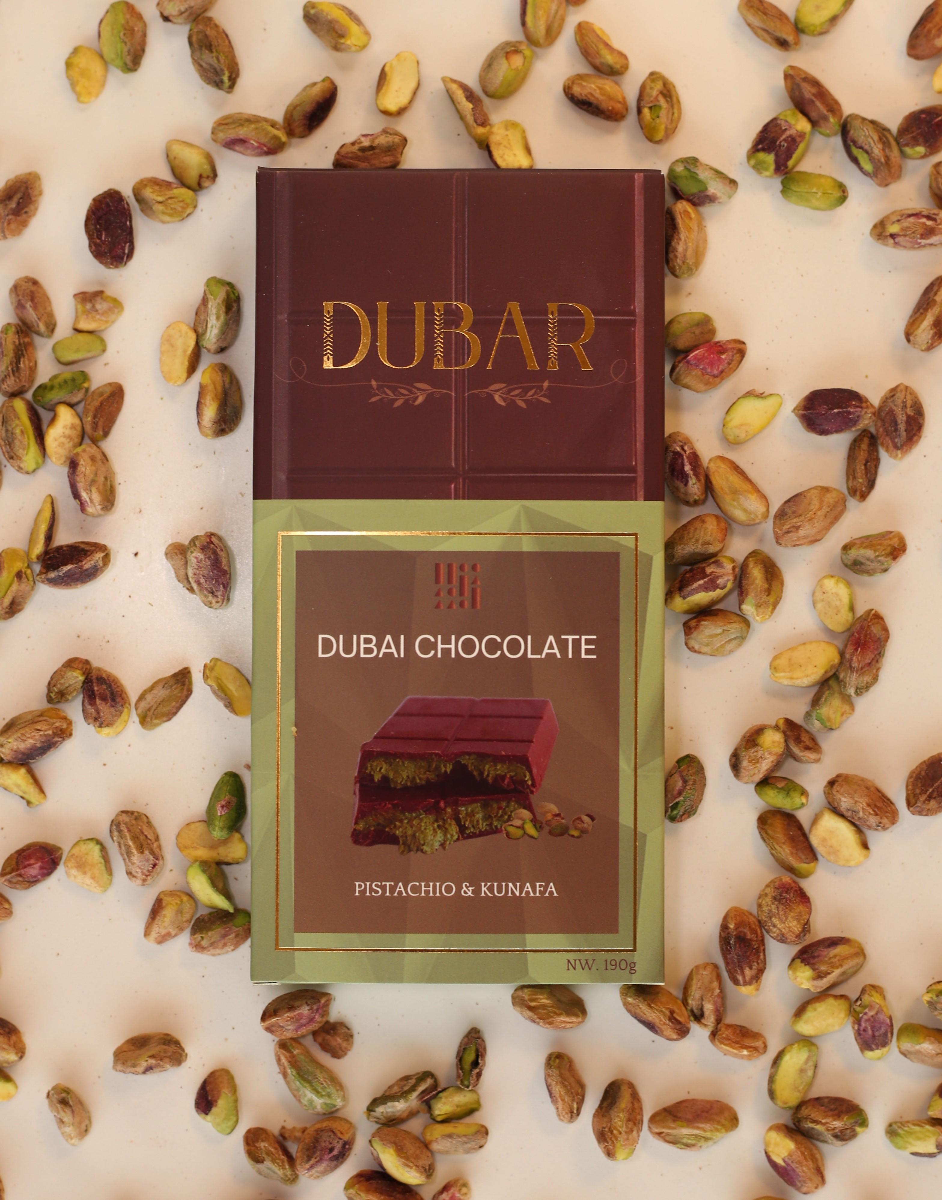 Dubar Dubai Chocolate, Pistachio & Kunafa  - 190g