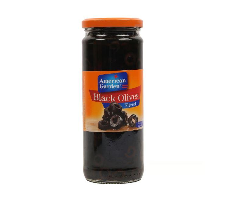 American Garden Olives , Black Sliced 280/320 - 450g