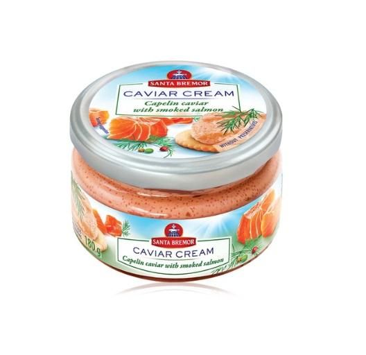 Santa Bremor Capelin Caviar with Salmon Pieces - 180g