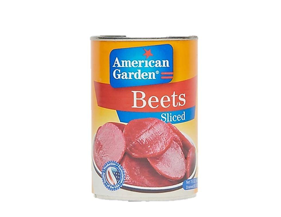 American Garden Sliced Beets, Easy Open Lid - 15 oz
