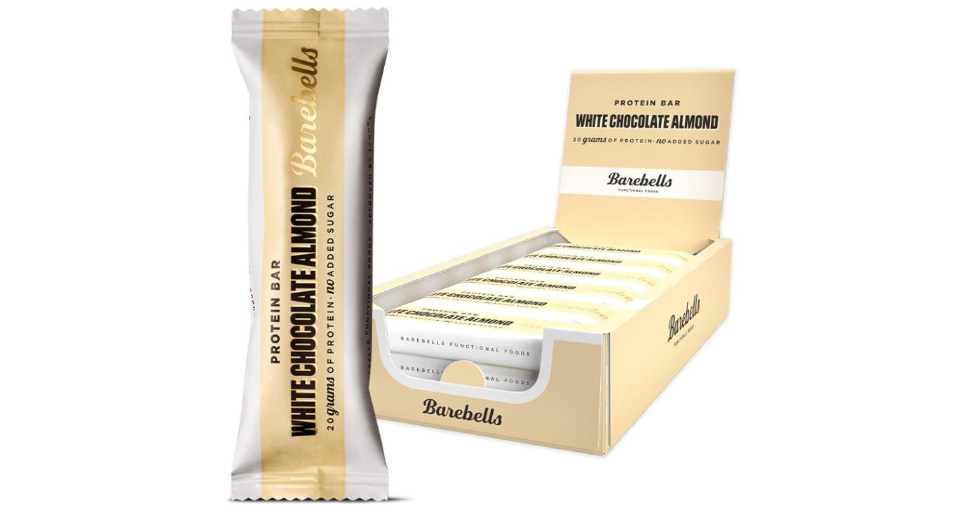 Barebells White Chocolate Almond, Protein Bar - 55g