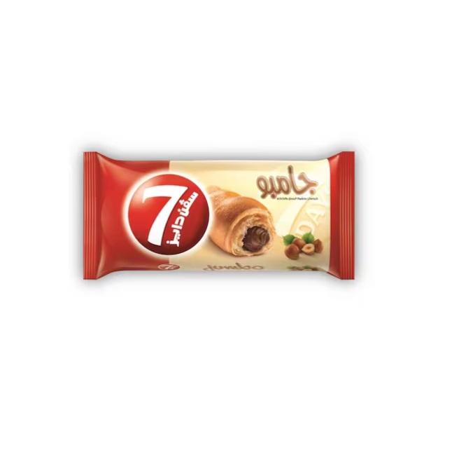 7Days Jumbo Croissant Hazelnut and Choco - 100g
