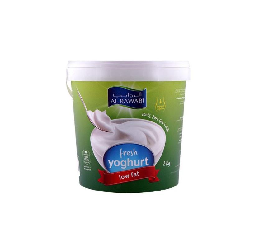 Al Rawabi Low Fat Yogurt - 2 kg