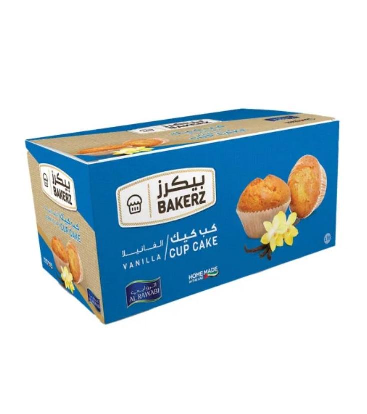 Al Rawabi Bakerz Vanilla Cup Cake - 30g x 18