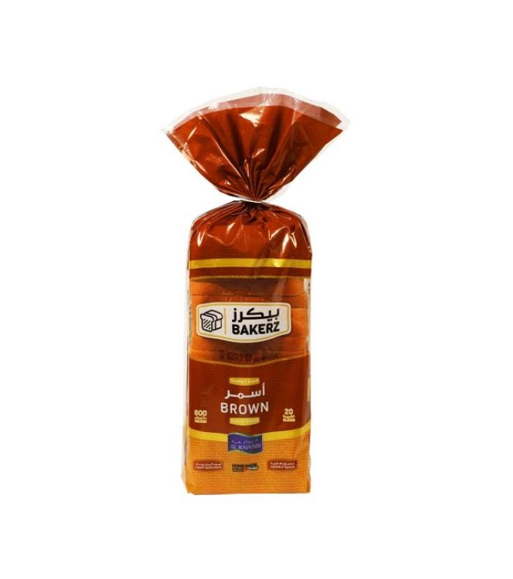 Al Rawabi Bakerz Sliced Brown Bread - 600g