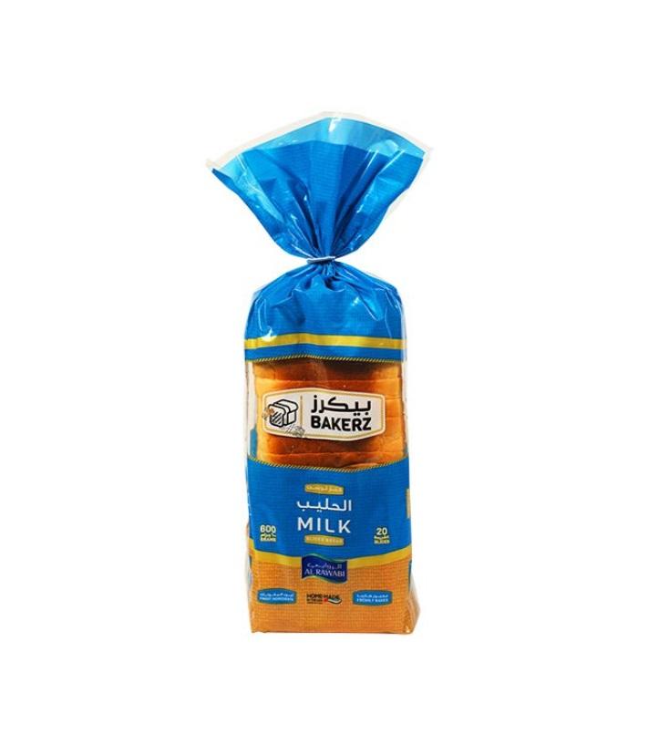 Al Rawabi Bakerz Sliced Milk Bread - 600g