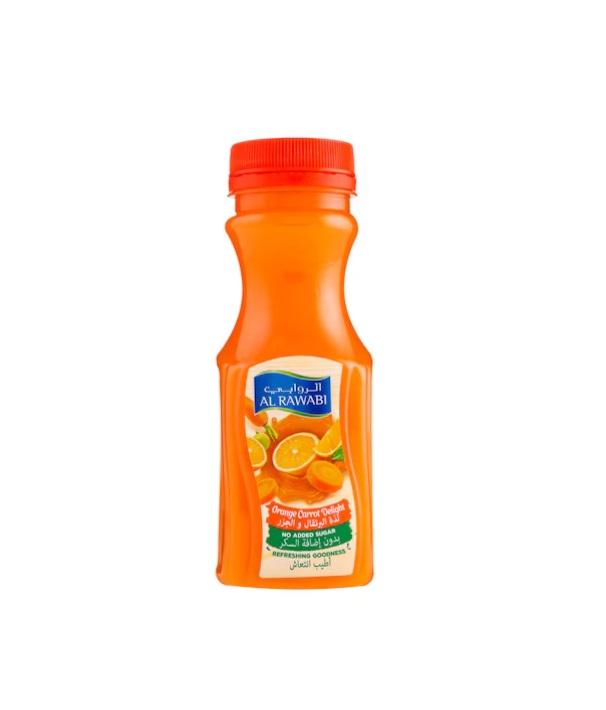 Al Rawabi Orange Carrot Delight Juice - 200 ml