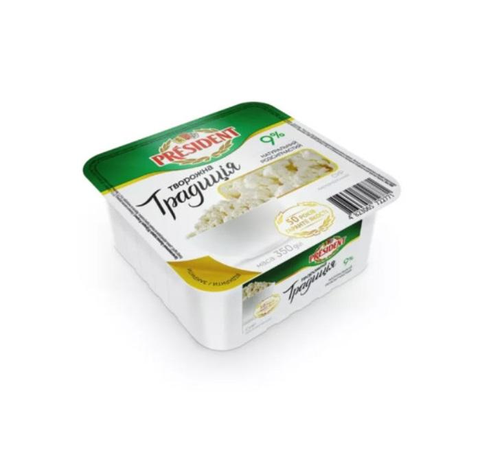 President Cottage Cheese, 9% - 300g
