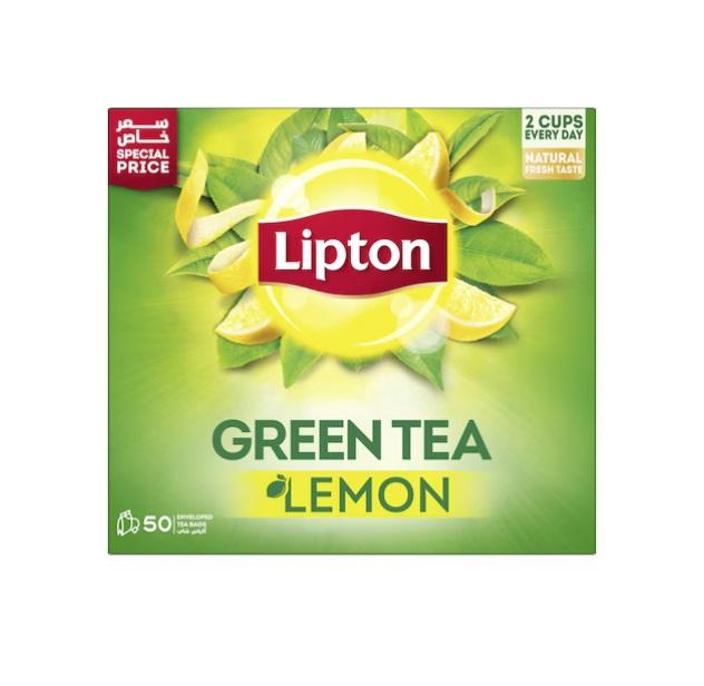 Lipton Green Tea with Lemon - 50 bags