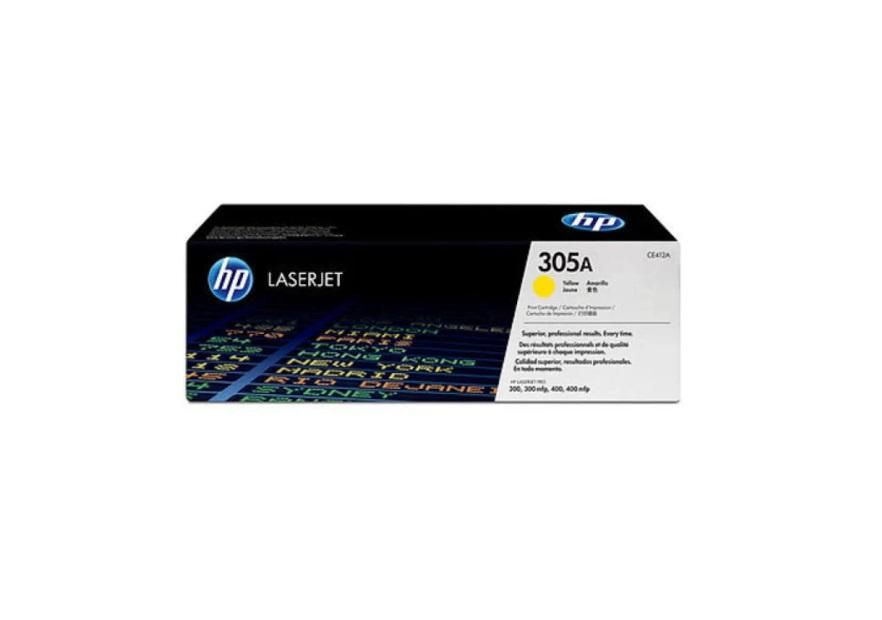 HP 305A Yellow Toner Cartridge CE412A