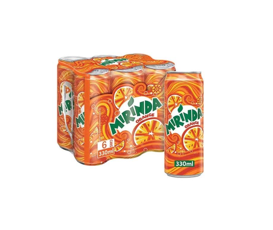 Mirinda Orange, Can - 330 ml x 6