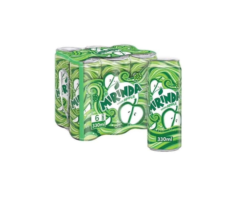 Mirinda Apple, Can - 330 ml x 6