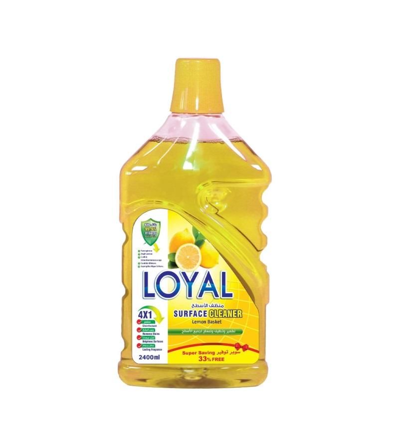 Loyal Surface Cleaner, Lemon Basket Scent - 2400 ml