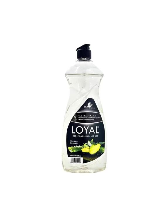 Loyal Dishwashing Liquid,  Aloe Vera And Avocado Scent - 700 ml