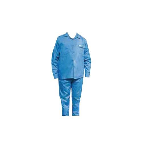 STUDY PLUS 65/35% Poly-Cotton Two Piece Work Uniform SET, Long Sleeves; Color Options Available - Size S - 5 XL