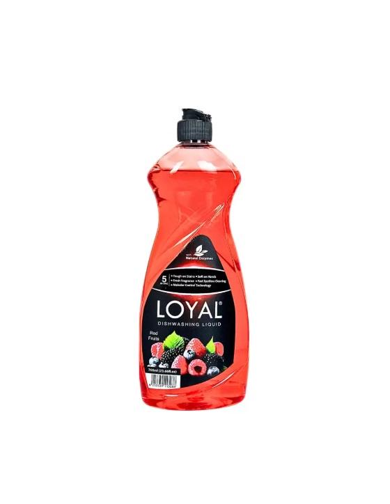 Loyal Dishwashing Liquid, Red Fruits Scent - 700 ml