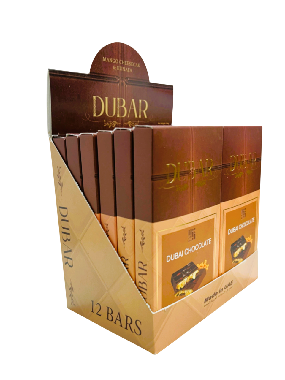 Dubar Dubai Chocolate, Mango Cheesecake & Kunafa - 190g