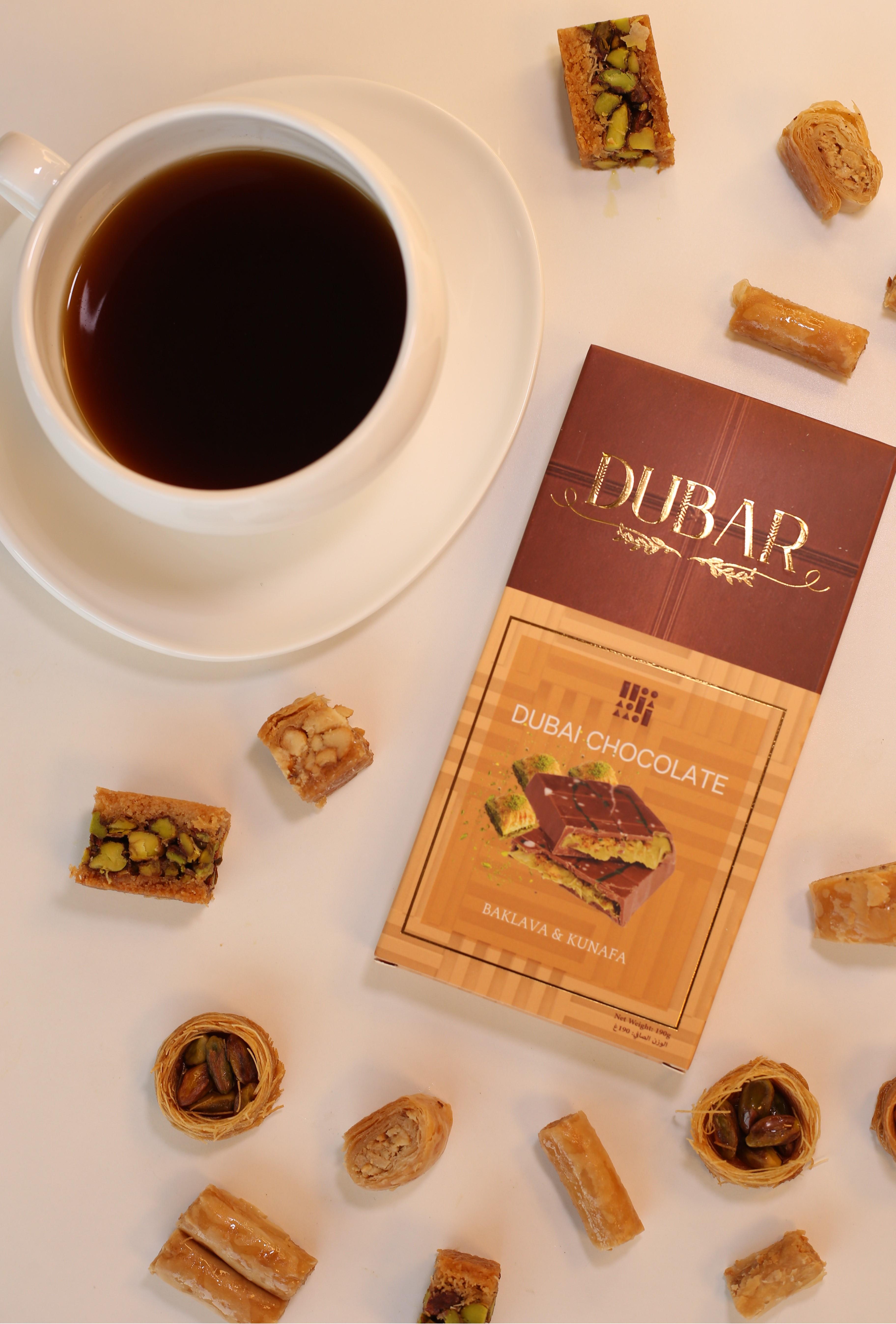 Dubar Dubai Chocolate, Baklava & Kunafa - 190g
