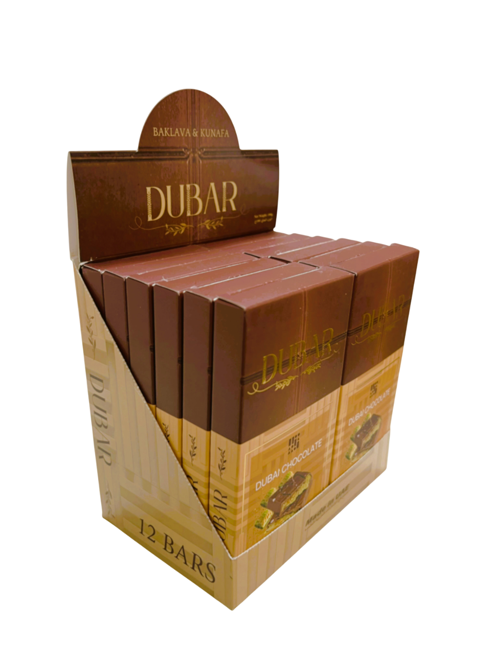 Dubar Dubai Chocolate, Baklava & Kunafa - 190g