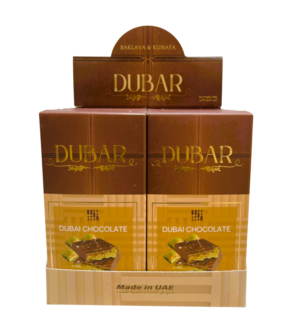 Dubar Dubai Chocolate, Baklava & Kunafa - 190g