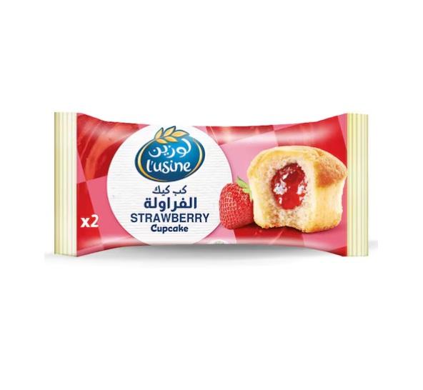 L'Usine Cupcake, Strawberry - 30g (Pack of 2)