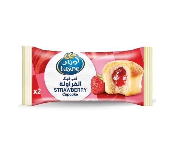 L'Usine Cupcake, Strawberry - 30g (Pack of 2)