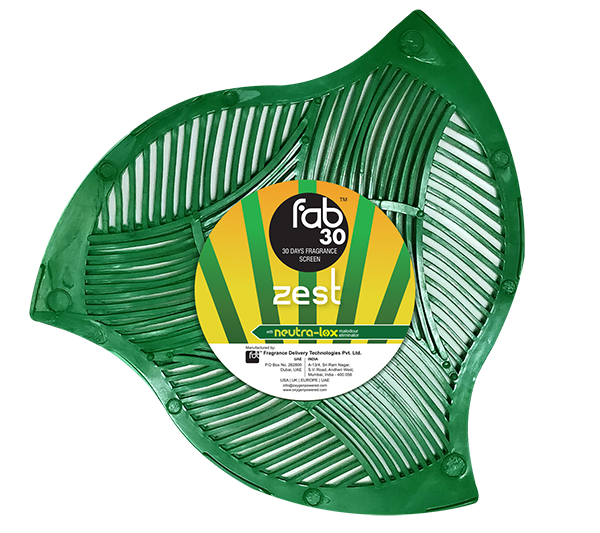 Fab 30 Fragrance Splash Urinal Screen Deodorizer  - Zest Scent