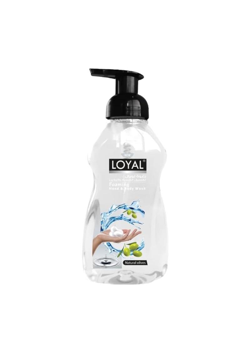 Loyal Foaming Hand & Body Wash, Natural Olives Scent  - 500 ml