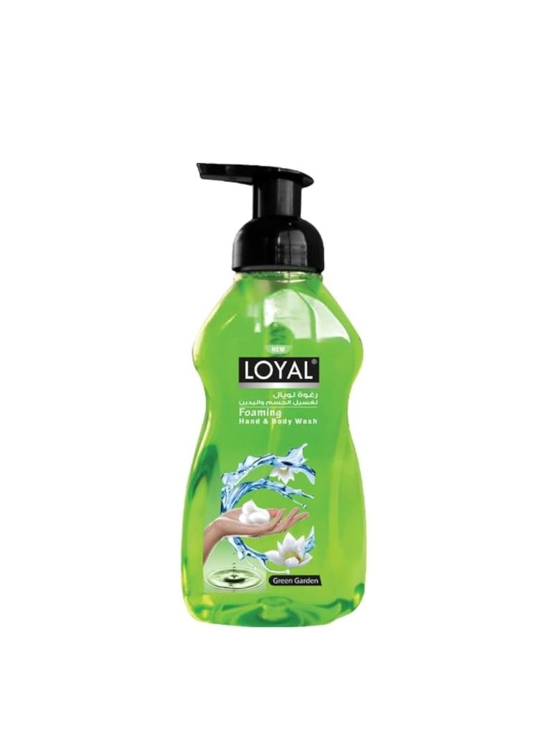 Loyal Foaming Hand & Body Wash, Green Garden Scent  - 500 ml