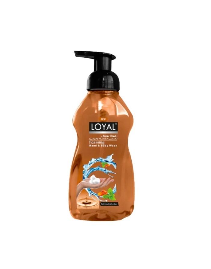 Loyal Foaming Hand & Body Wash, Patchouli & Amber Scent  - 500 ml
