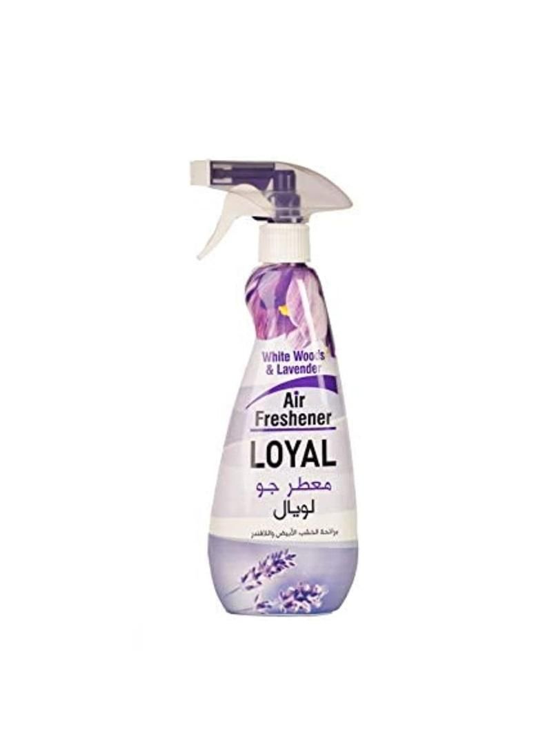 Loyal Air Freshener, White Woods & Lavender Scent - 450 ml