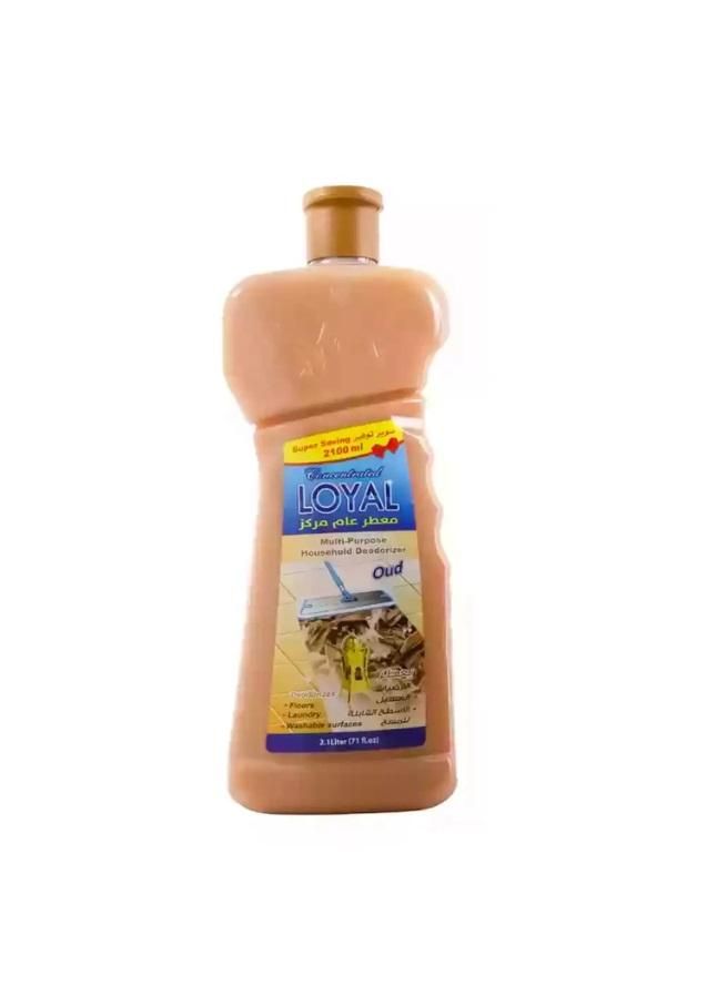 Loyal Multi-Purpose Household Deodorizer Concentrated Gel, Oud Scent  - 2100 ml