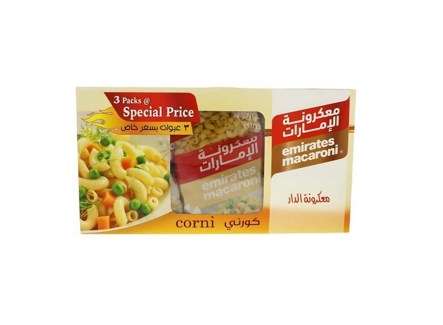 Emirates Macaroni Corni- 400g (Pack of 3)