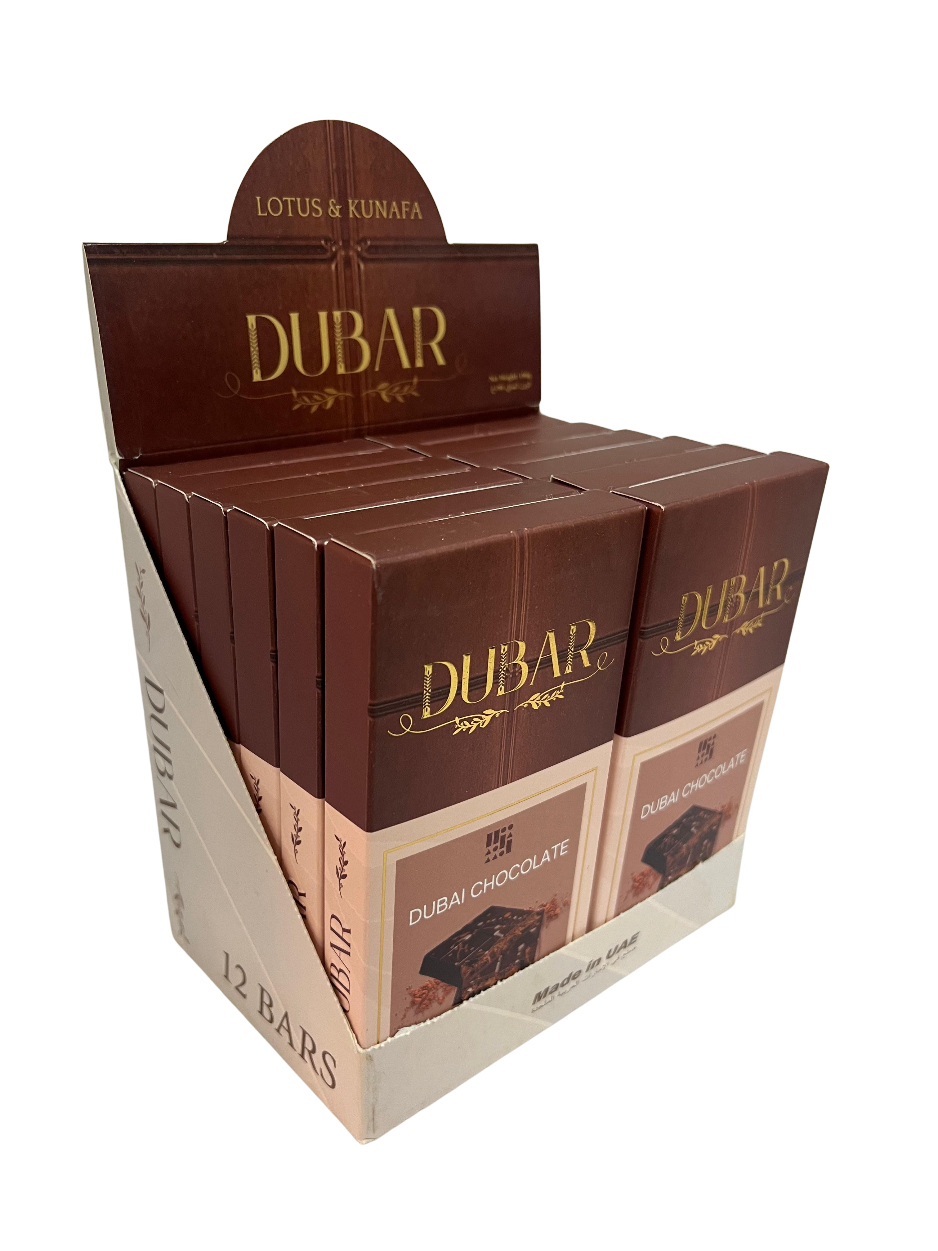 Dubar Dubai Chocolate, Caramelized Biscuits & Kunafa - 190g